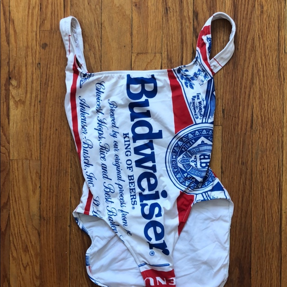 Budweiser One Piece Vintage Bathing Suit